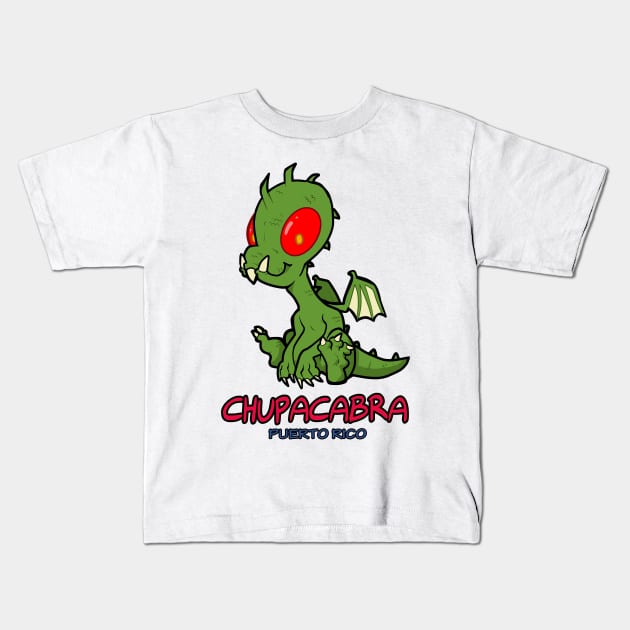 Compendium of Arcane Beasts and Critters - Chupacabra Kids T-Shirt by taShepard